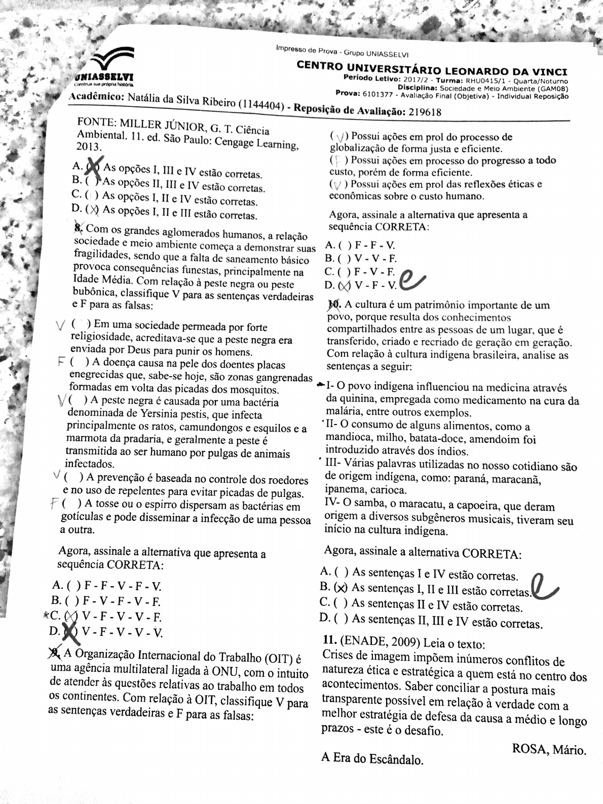 Avalia O Final Sociedade E Meio Ambiente Sociedade E Meio Ambiente