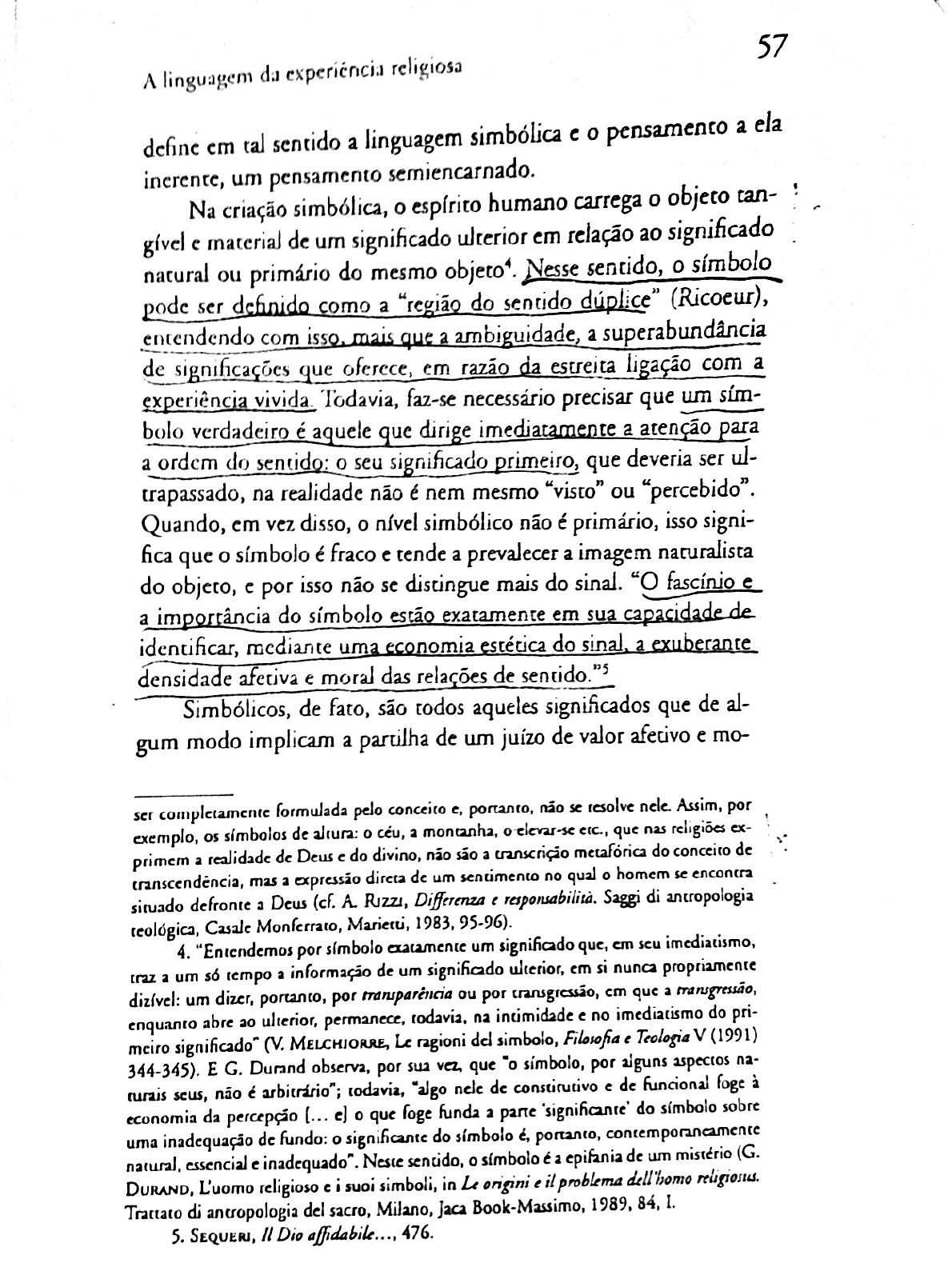 A linguagem da experiência religiosa Linguagens da Religião