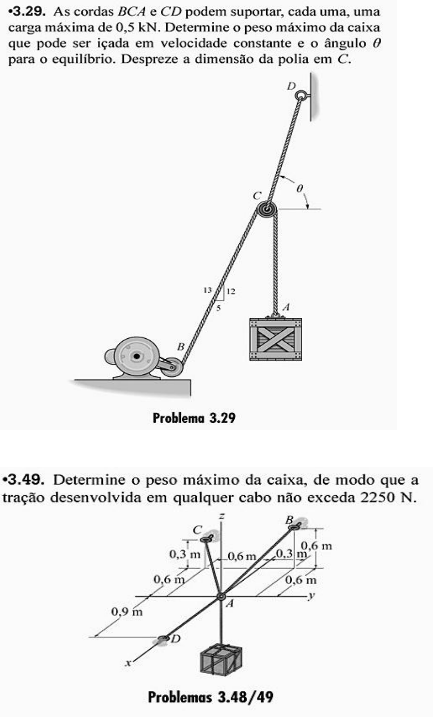 Lista3 Mec dos Sólidos Mecânica dos Sólidos I