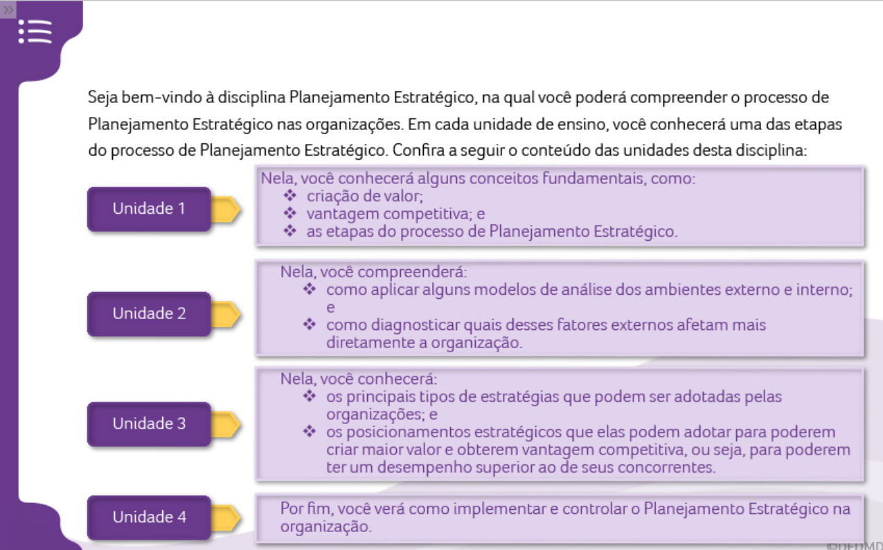 Planejamento estrategico U1 S1 Planejamento Estratégico