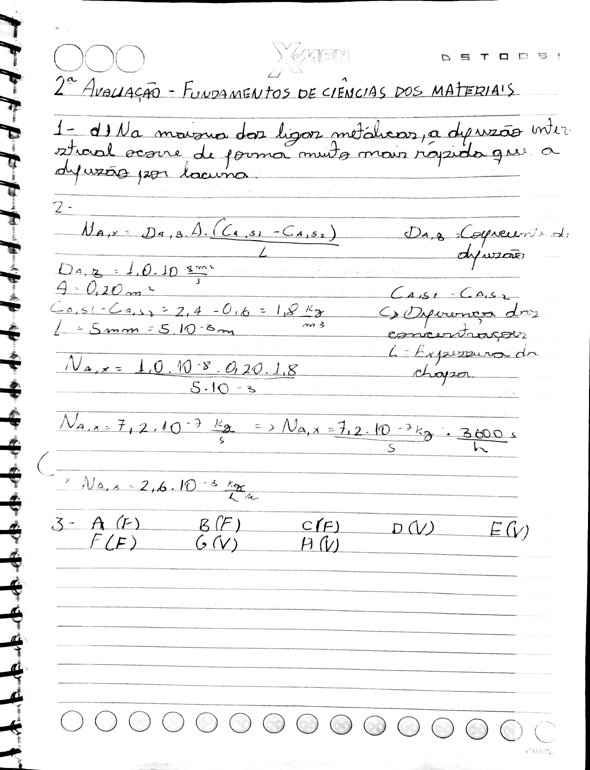 Prova De Fundamentos De Ci Ncia Dos Materiais Ufersa Fundamentos De