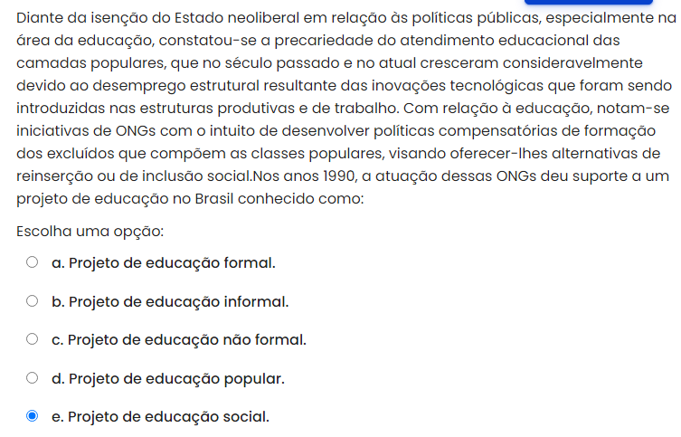 Tópicos de Atuação Profissional Pedagogia Topicos de Atuação