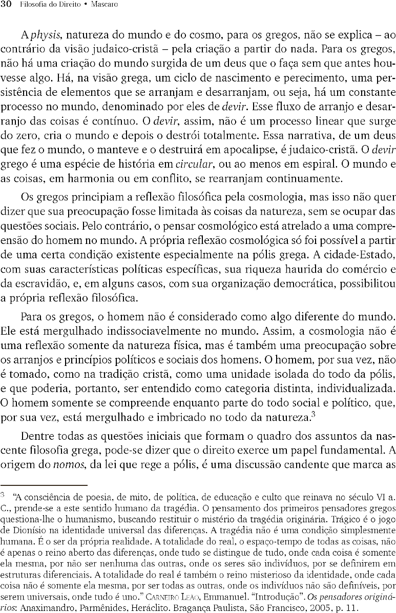 Unidade Ii Parte Filosofia Do Direito Grega Generalidades E Pr