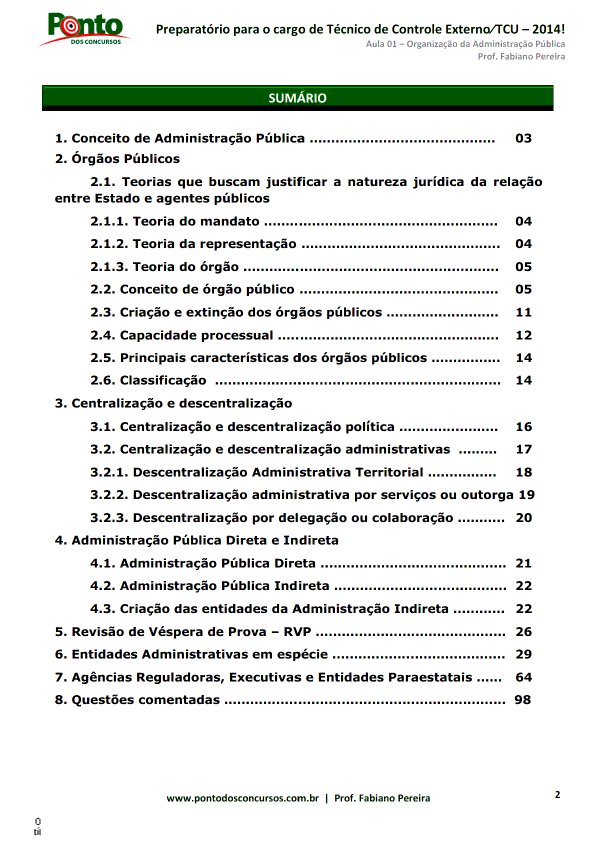 Aula Parte I Direito Administrativo Direito Administrativo I