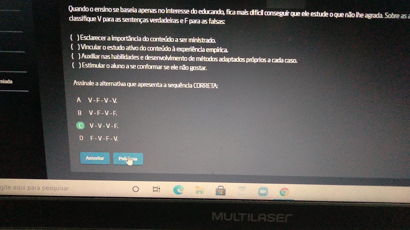 Prova Da Uniasselvi Organiza O Do Trabalho Educativo Em Ambiente N O