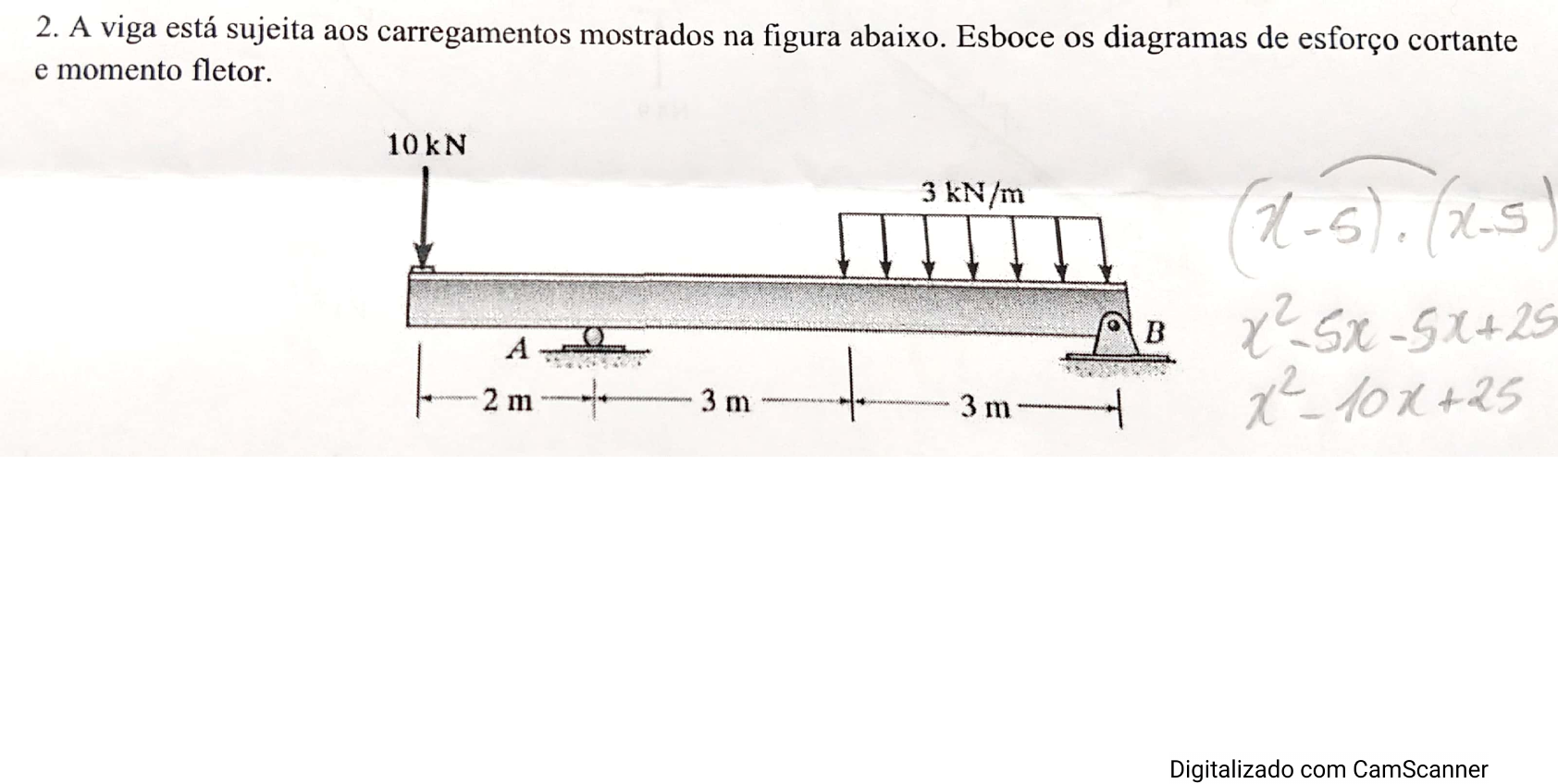 Resistência dos Materiais Trabalho I Engenharia Civil