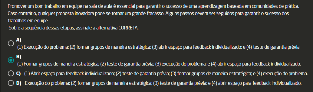 PROMOVER UM BOM TRABALHO NA SALA DE AULA É ESSENCIAL PARA GARANTIR O