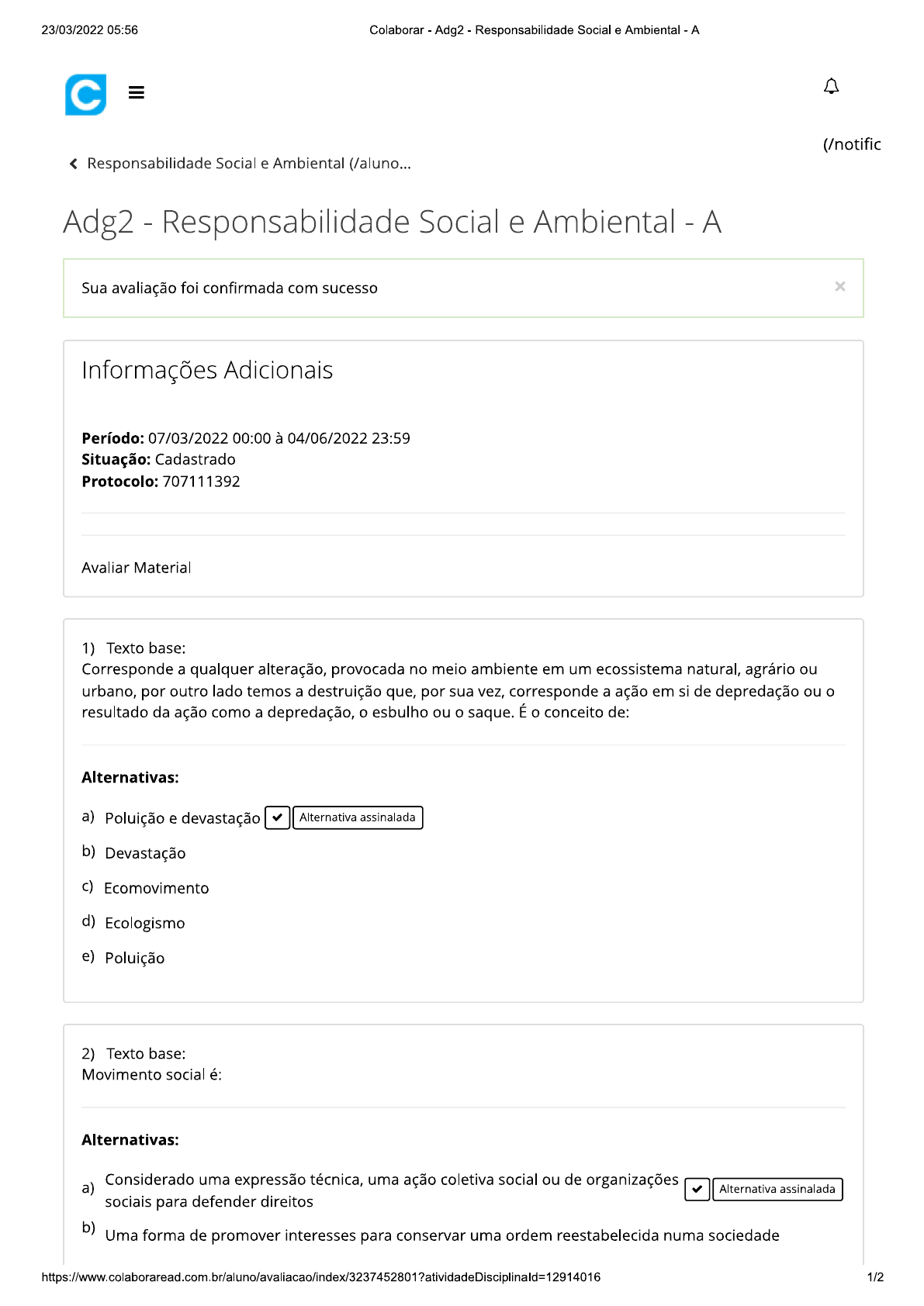 Avalia O Diagn Stica Responsabilidade Social E Ambiental