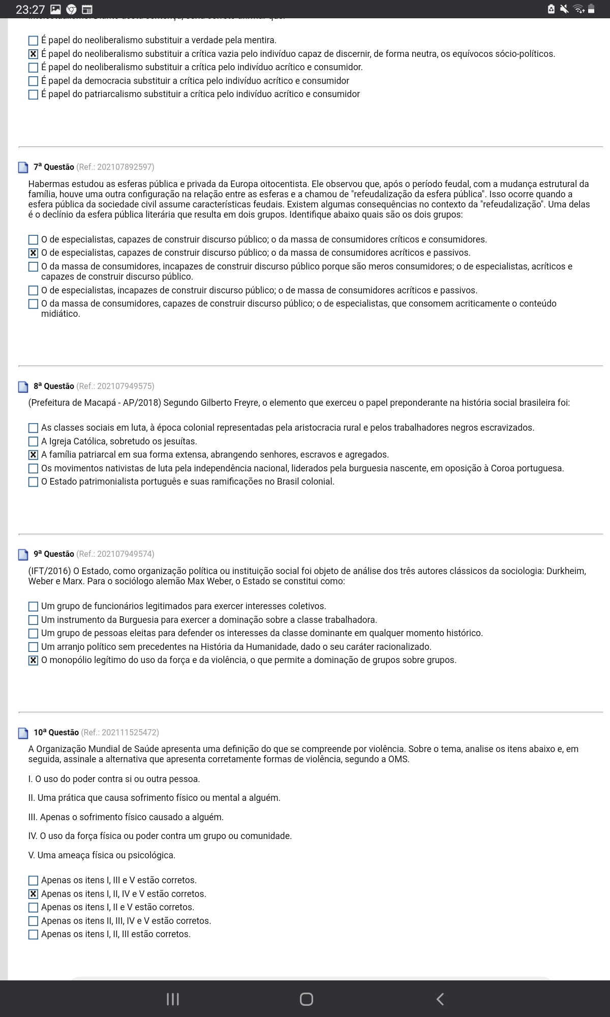 Prova Estácio Estatística Fundamentos de Estatistica e Epidemiologia