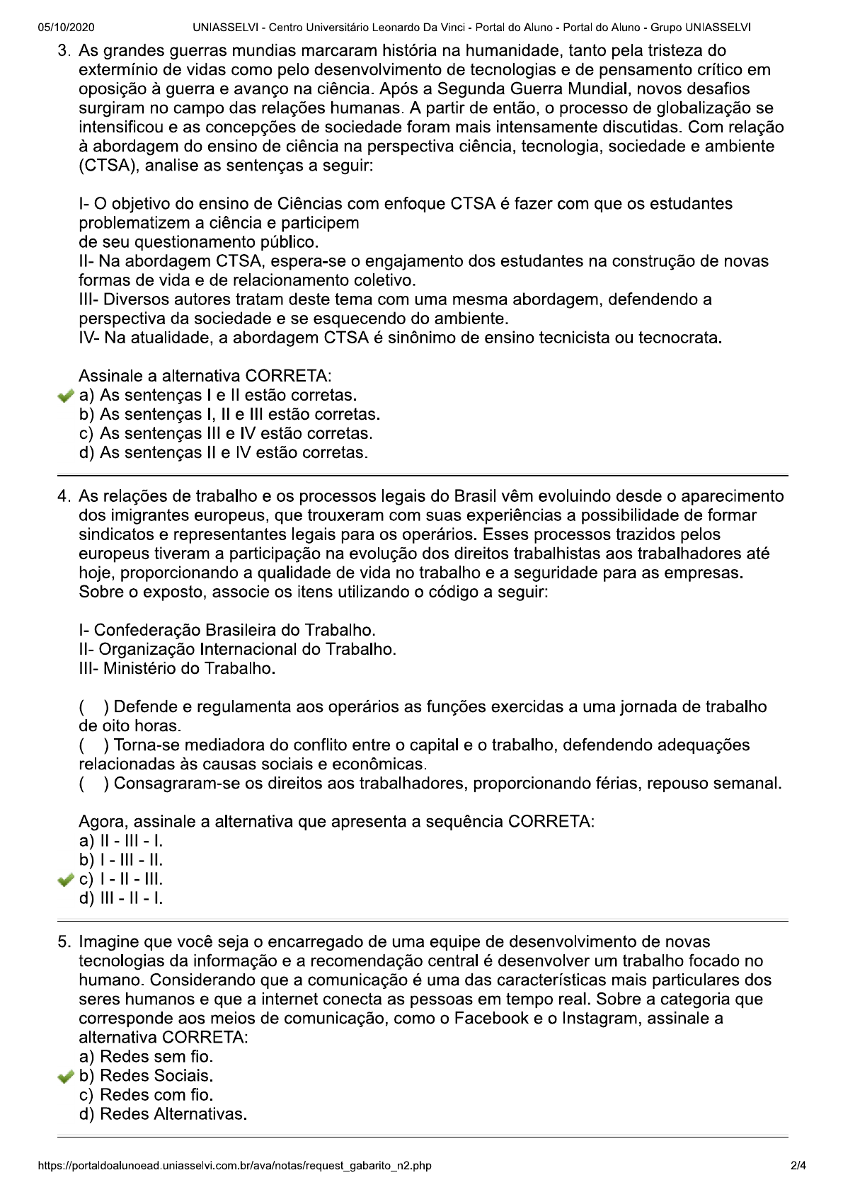 Avaliação II topicos especiais Tópicos Especiais