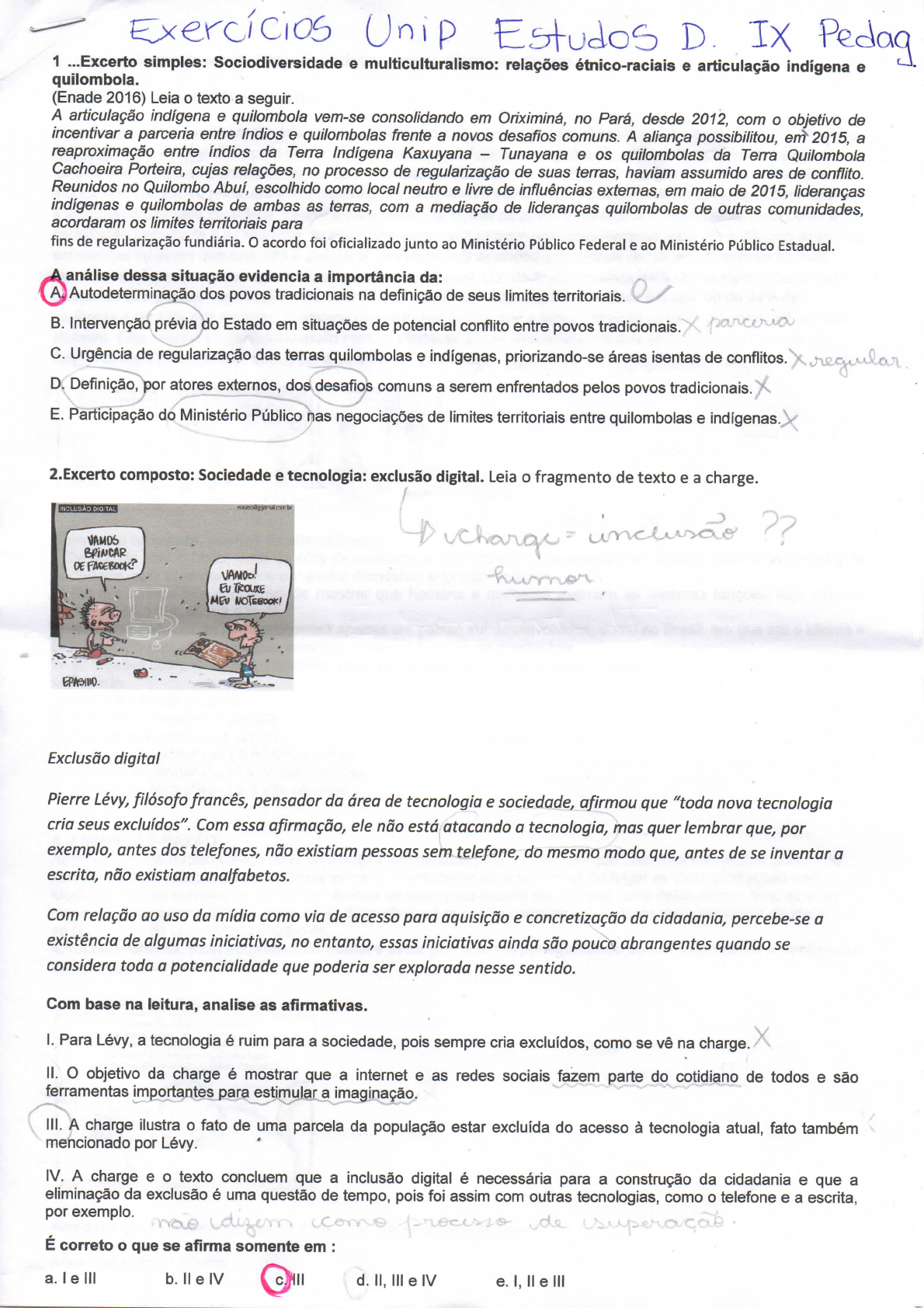 Estudos Disciplinares Ix Estudos Disciplinares Unip Pedagogia