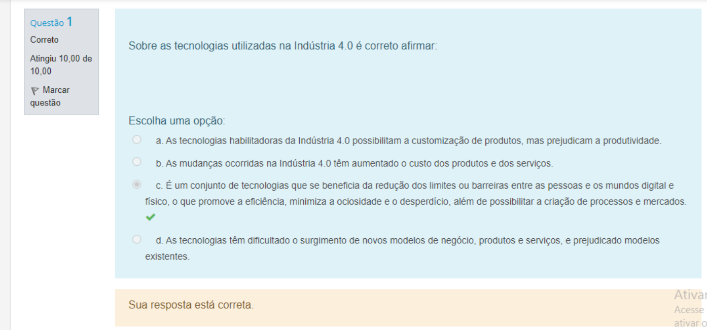 Sobre As Tecnologias Utilizadas Na Indústria 4 0 é Correto Afirmar