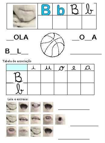 Atividades Alfabetização Método Fônico B 1 Pedagogia