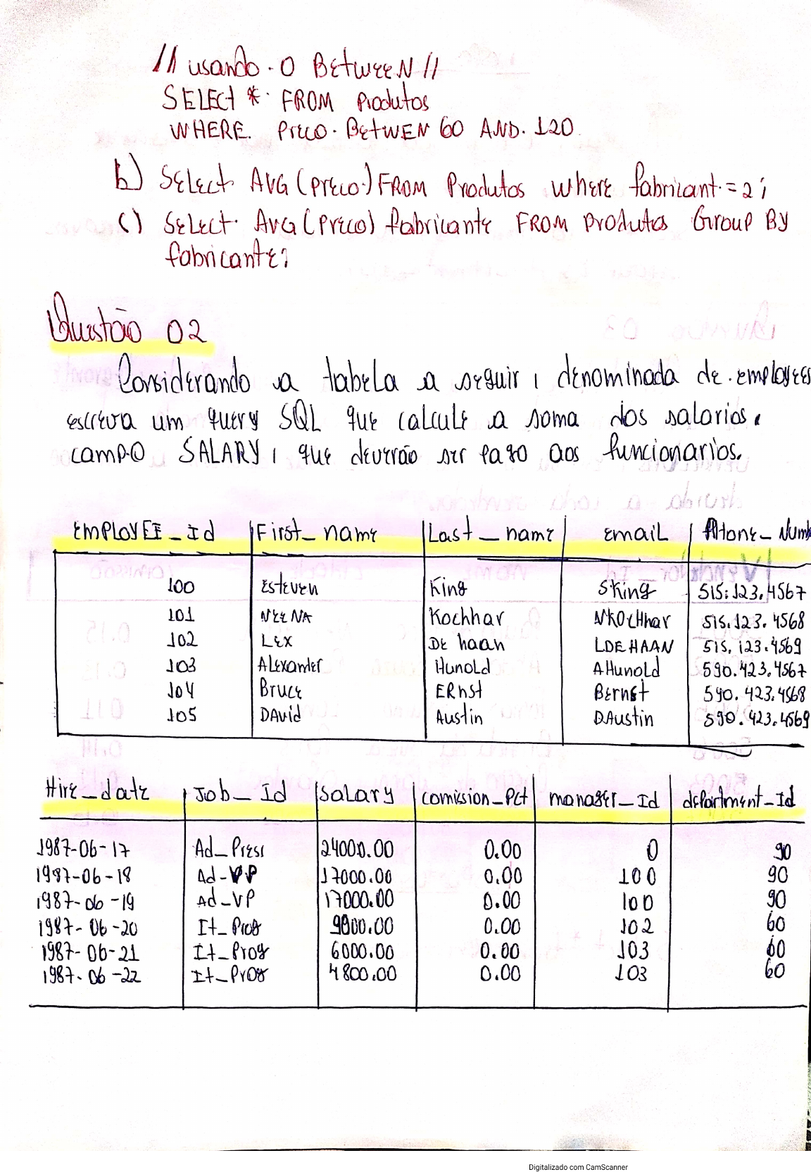 Banco De Dados Atividade Pratica Banco De Dados I