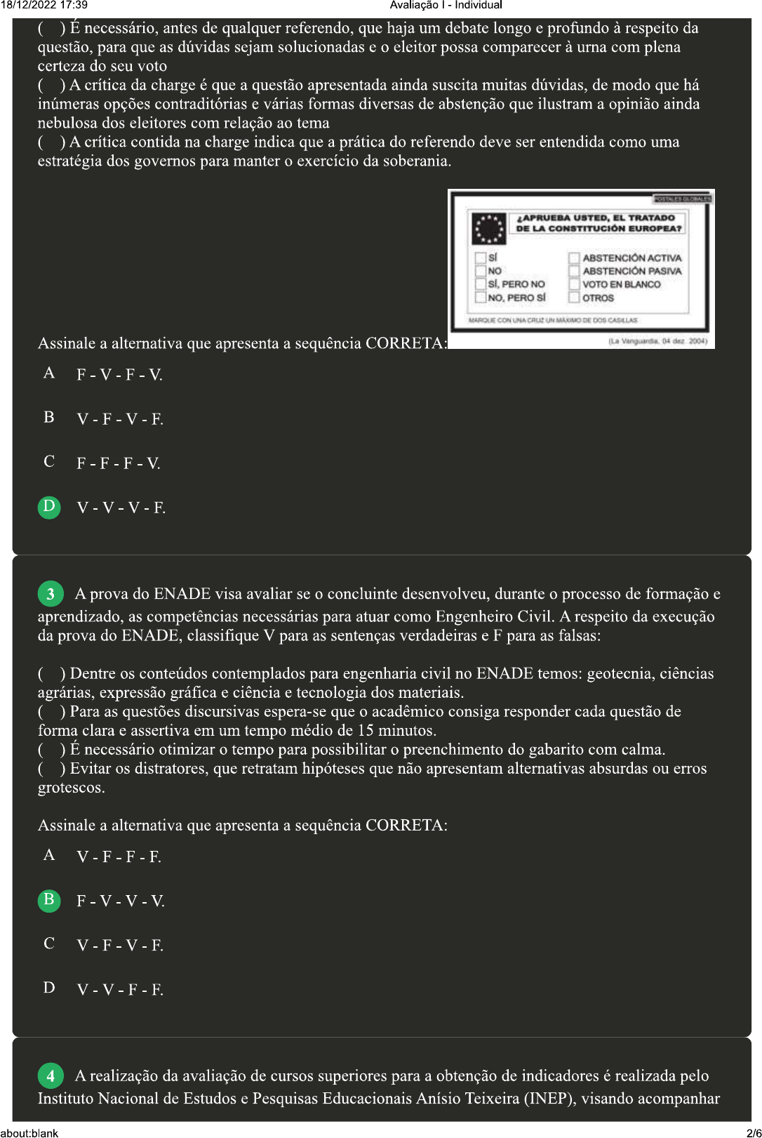 Avalia O I T Picos Especiais Em Engenharia Civil T Picos