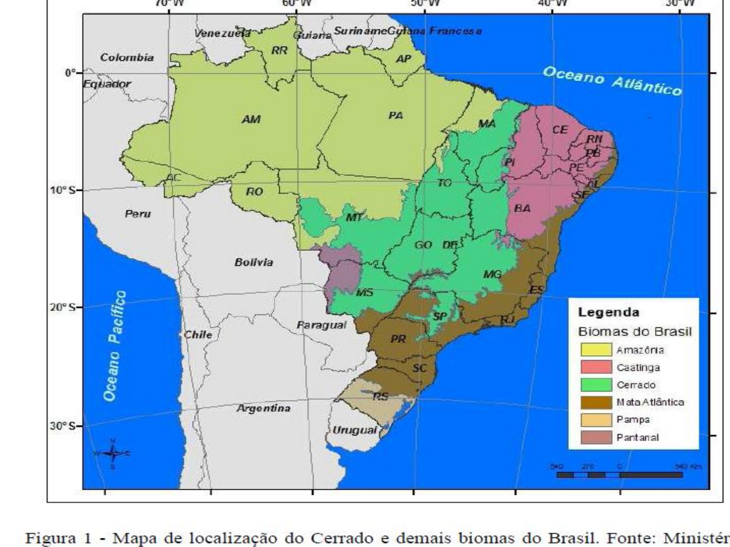 Mapa Biomas Brasileiros Biomas Brasileiros