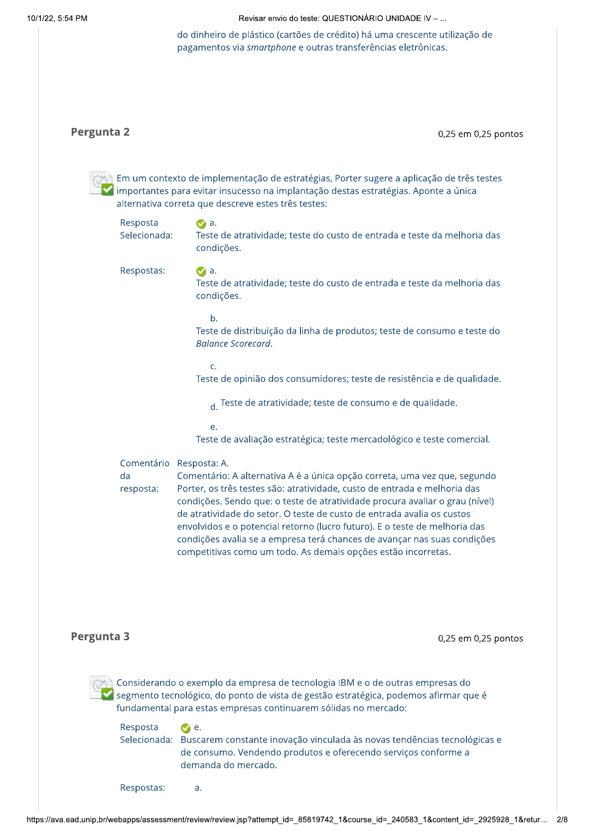 Question Rio Unidade Iv Administra O Estrat Gica Pdf Administra O