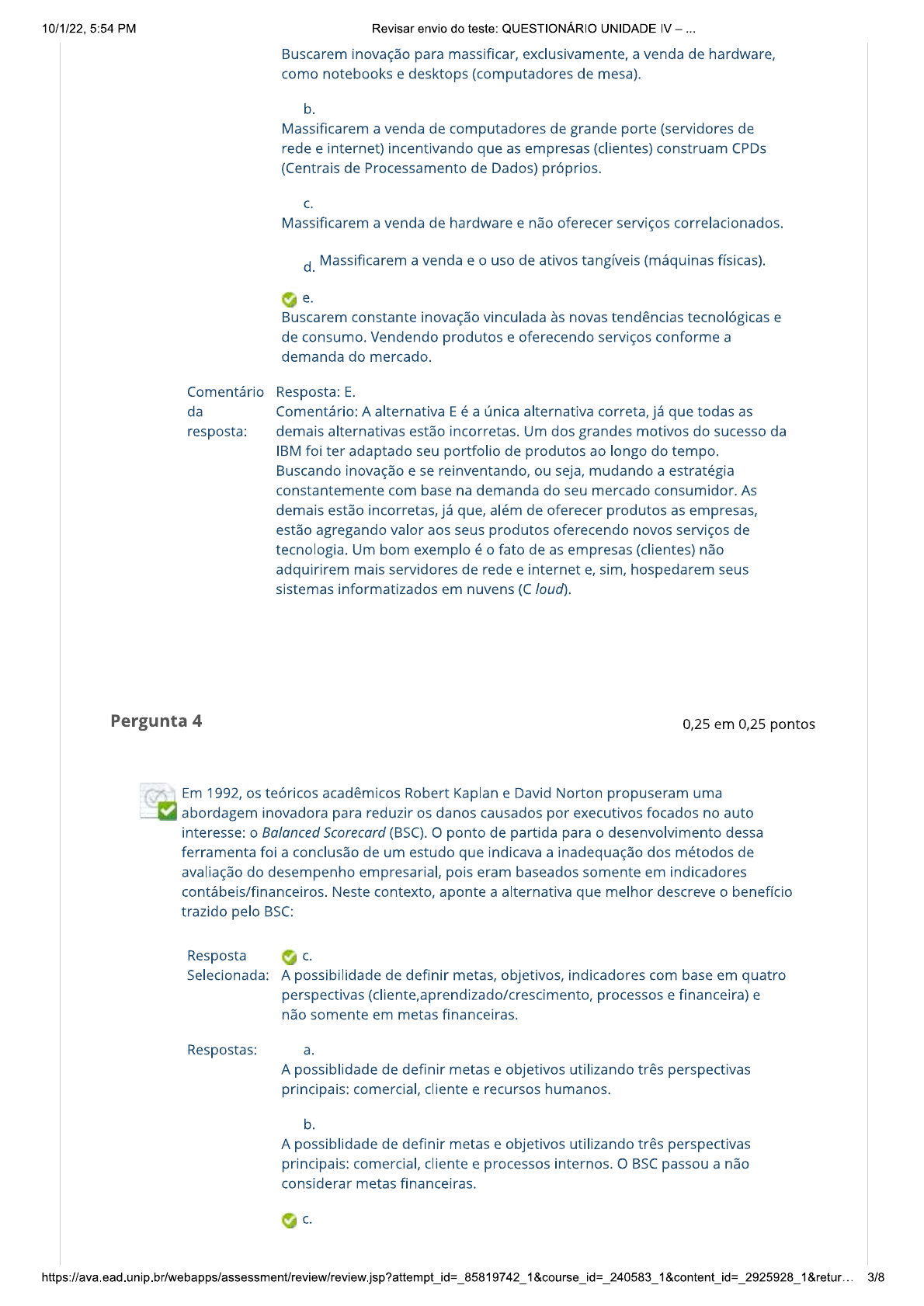 Question Rio Unidade Iv Administra O Estrat Gica Pdf Administra O