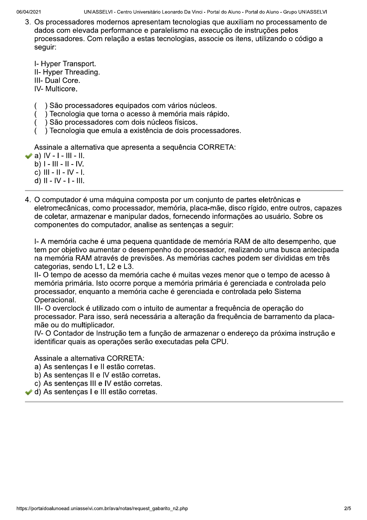 Avalia O Ii Individual Flex Cod Peso