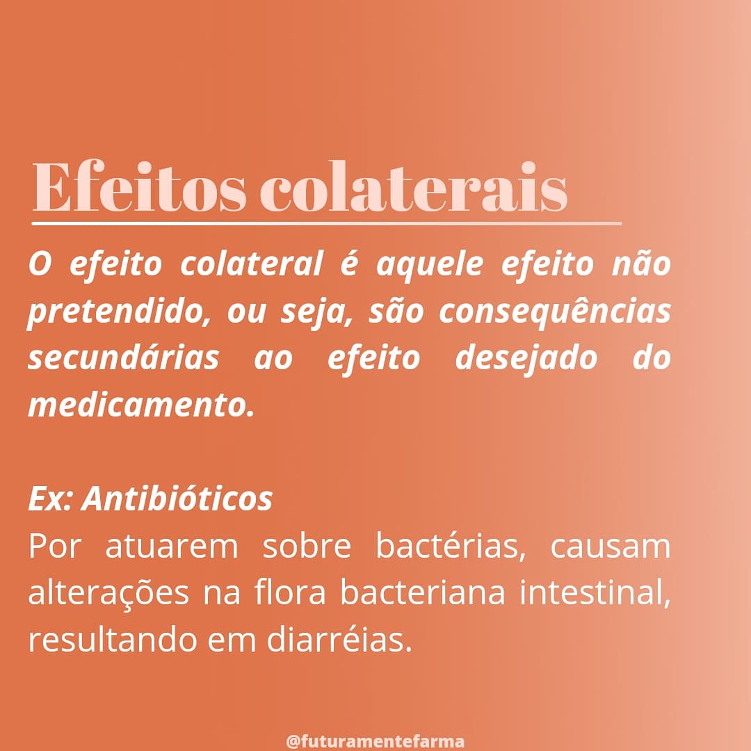 Efeitos Colaterais Farmacologia I