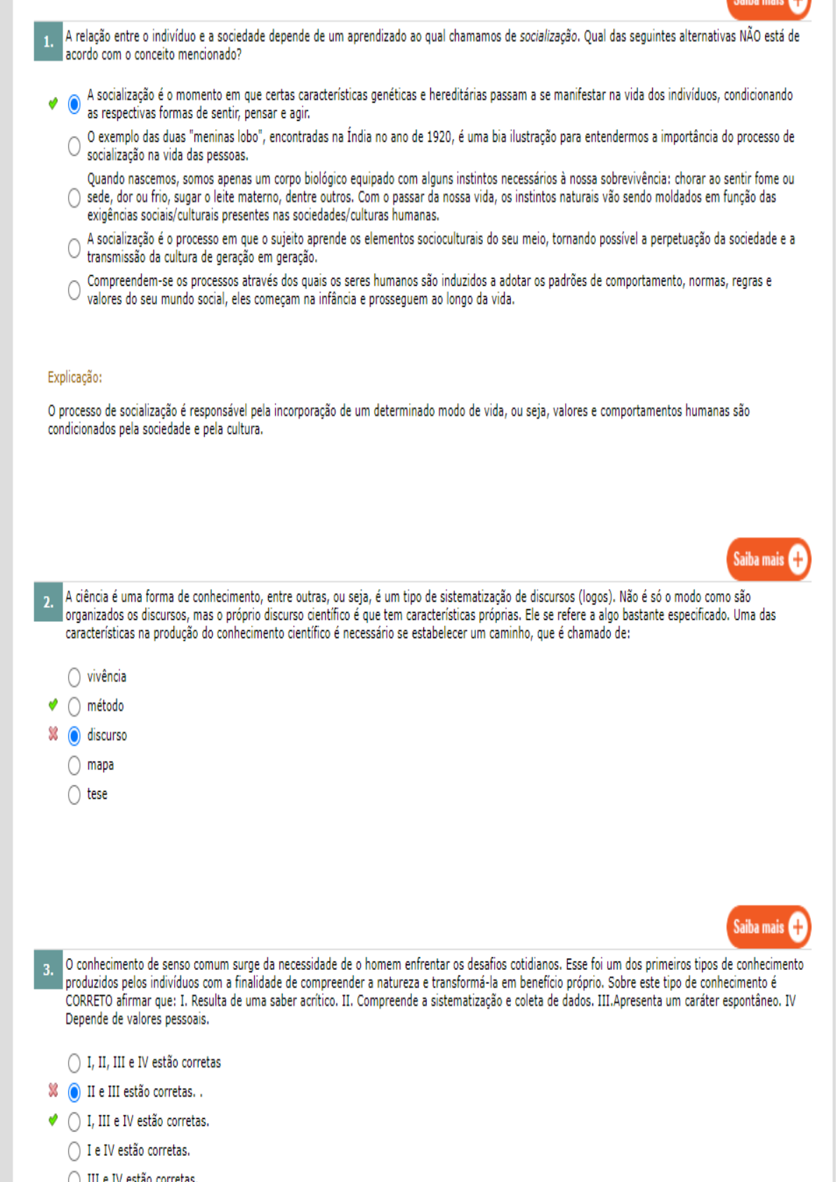 Avaliações FUNDAMENTOS CIENCIAS SOCIAIS Fundamentos das Ciências Sociais