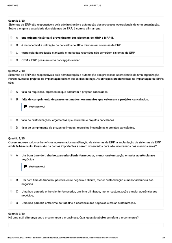 Apol Fundamentos De Sistemas De Informa O Nota Gabarito