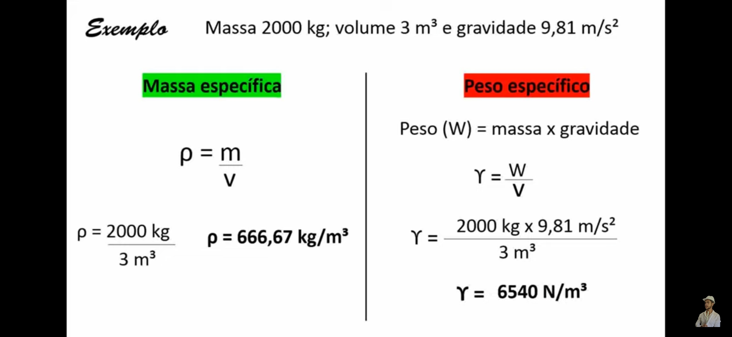 Peso E Massa Espec Fica Qu Mica