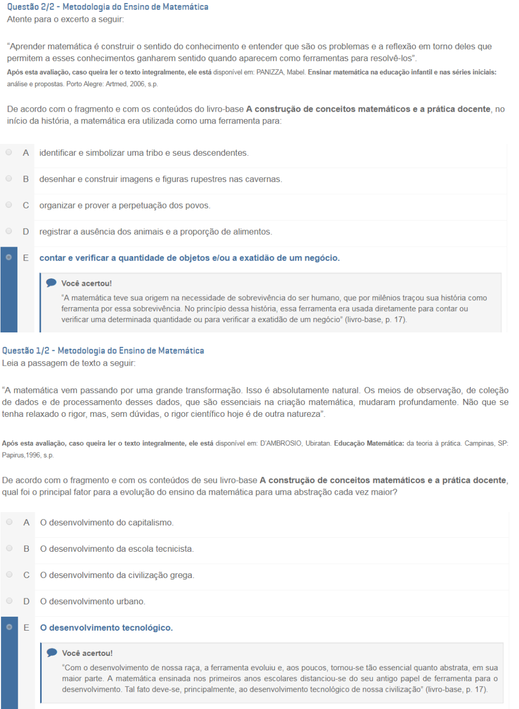 Simulados Metodologia Ensino Matemática Metodologia do Ensino de