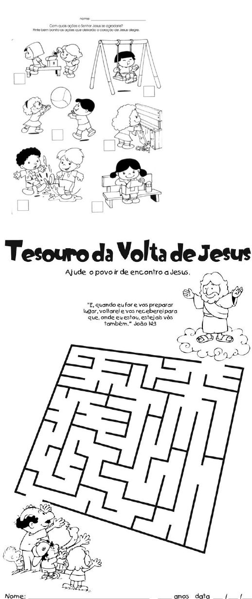 Atividades De Ensino Religioso Para O Ensino Fundamental Parte 3