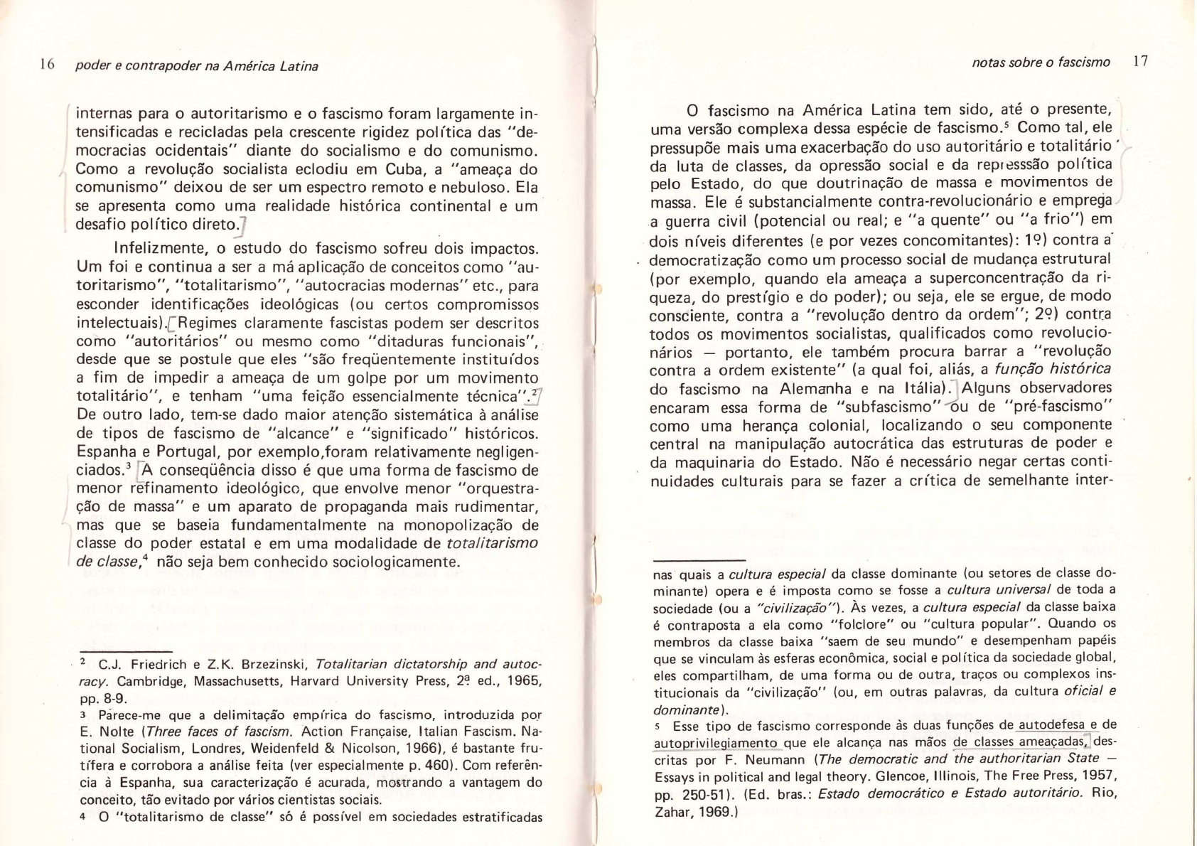 Florestan Fernandes Notas Sobre O Fascismo Na Am Rica Latina