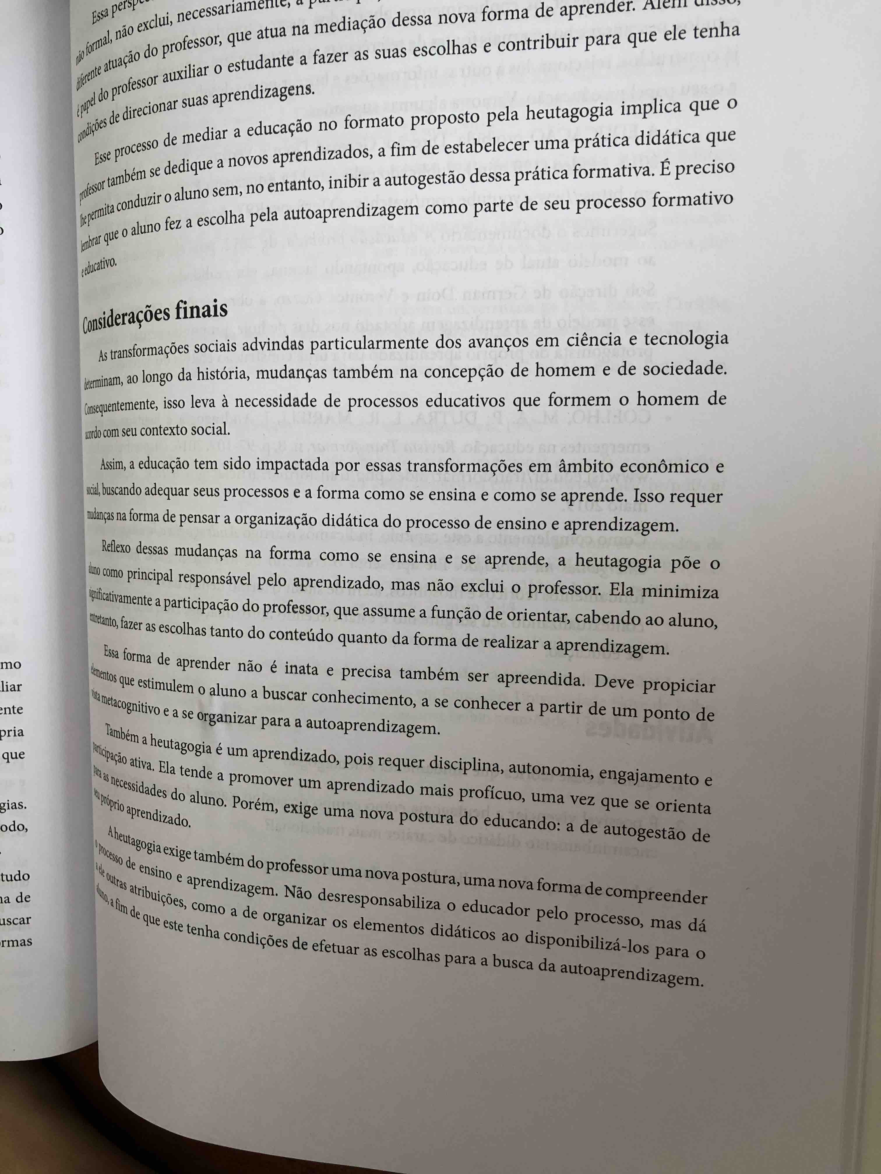 fundamentos da ação pedagogica Pedagogia