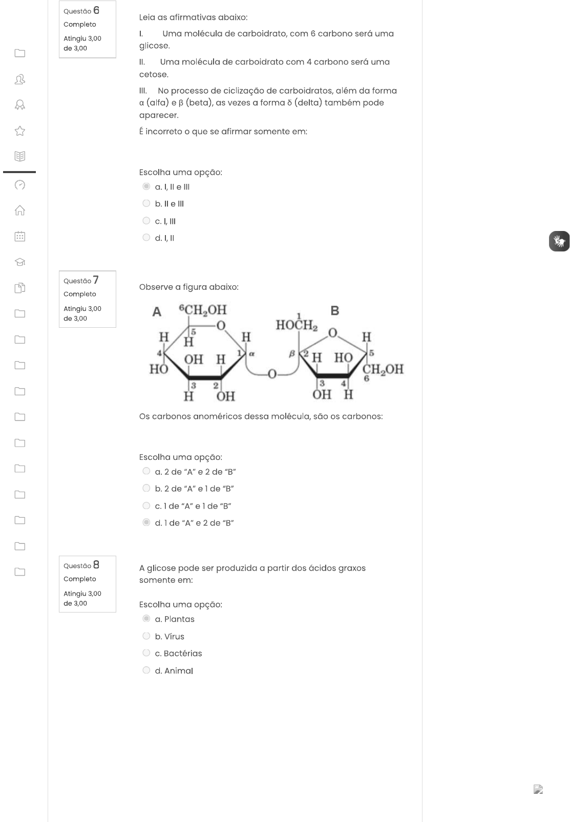 Bioquimica Prova Elementos De Bioqu Mica E Bioqu Mica B Sica