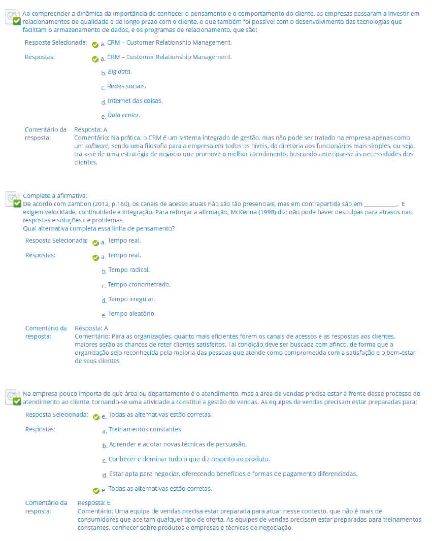 ATIVIDADE 3 ADM RELACIONAMENTO O CLIENTE Administração