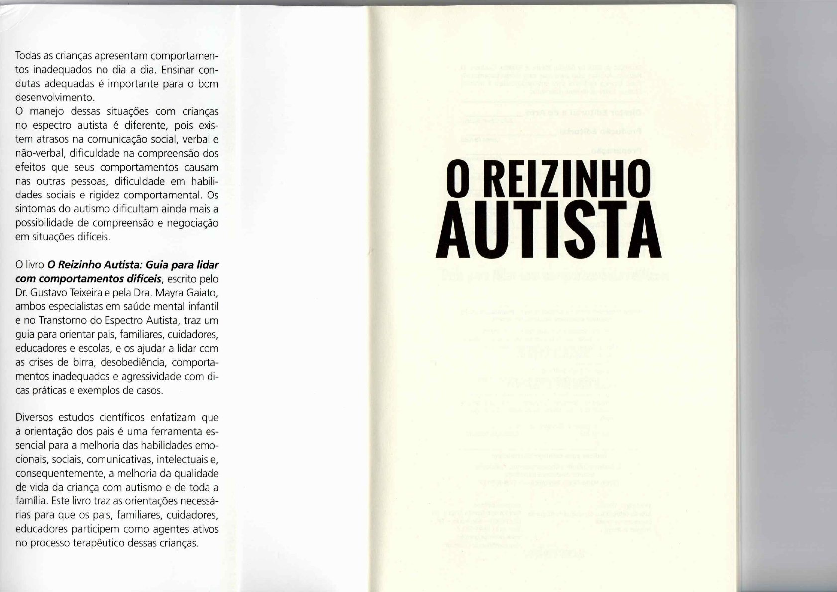 O Reizinho Autista Ci Ncias