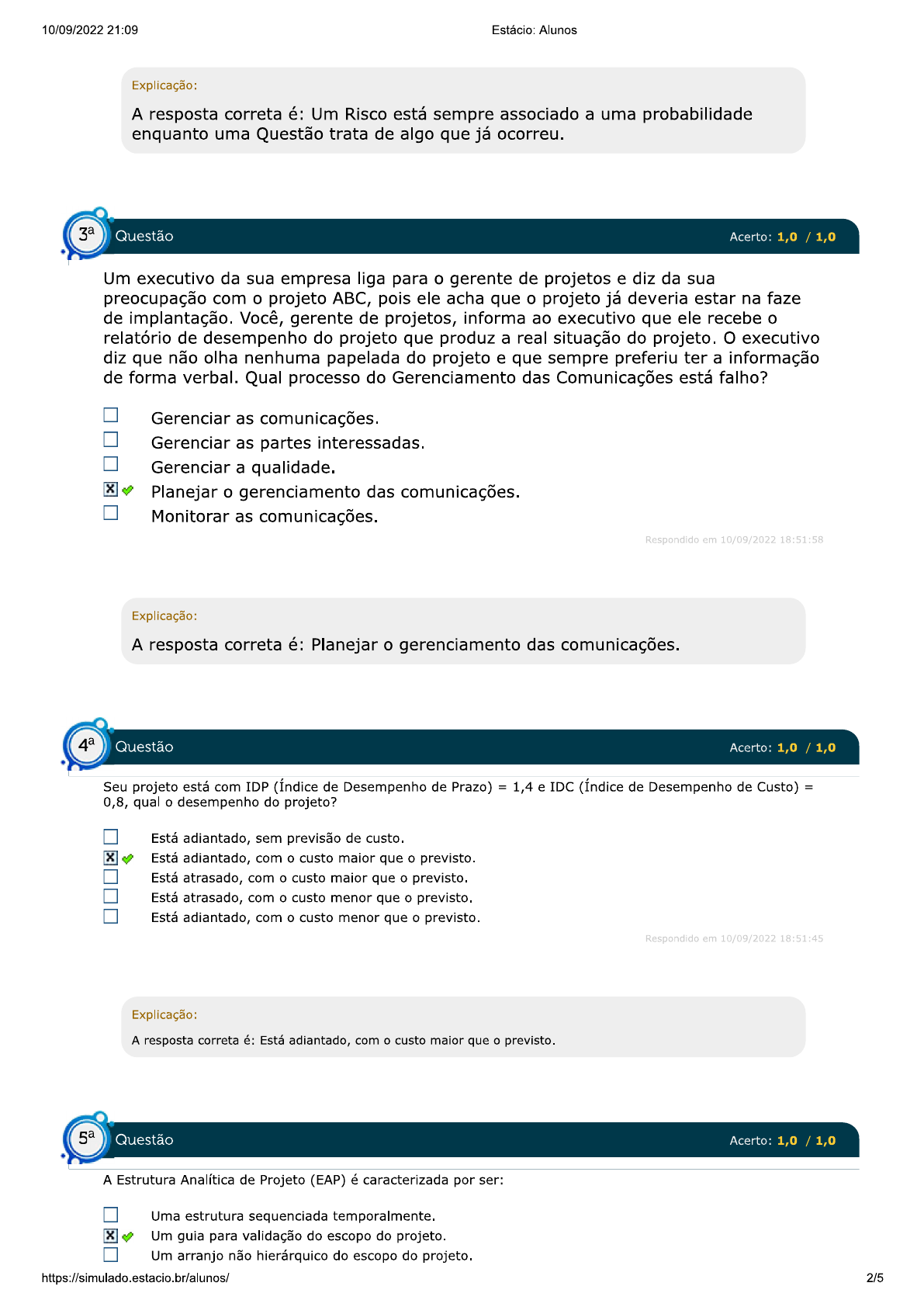 SIMULADO 2 INTELIGÊNCIA ARTIFICIAL Inteligência Artificial