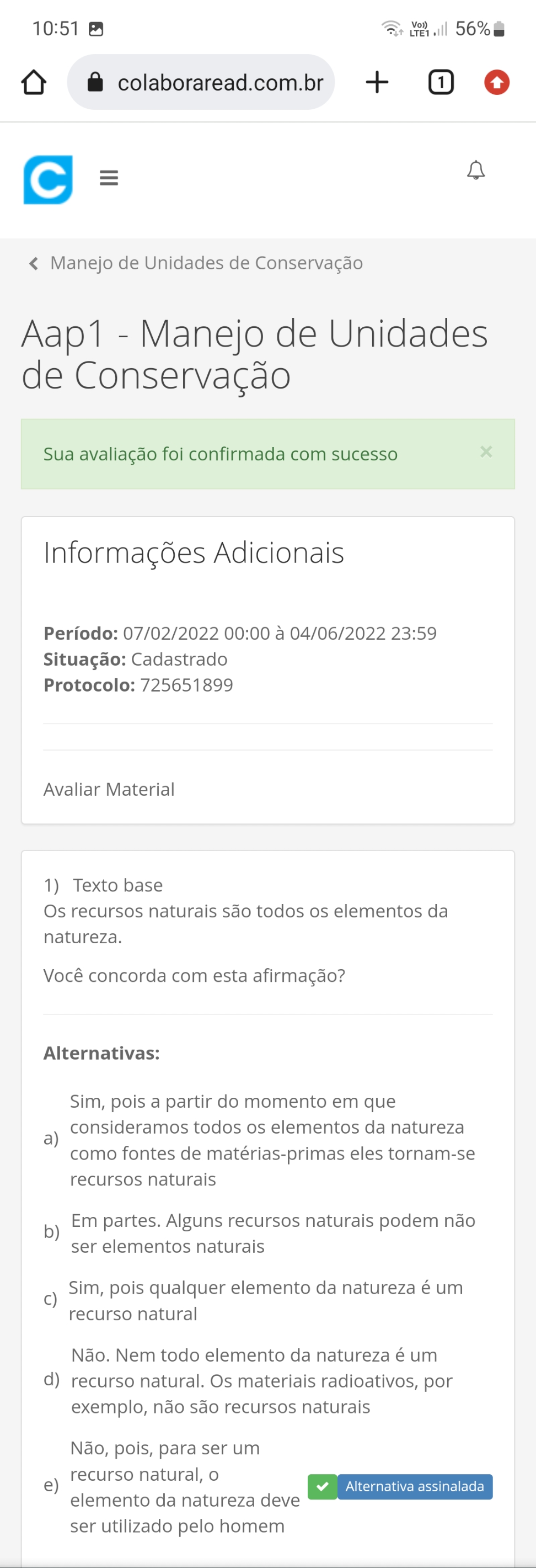 Aap Manejo De Unidades De Conserva O Manejo De Unidades De Conserva O