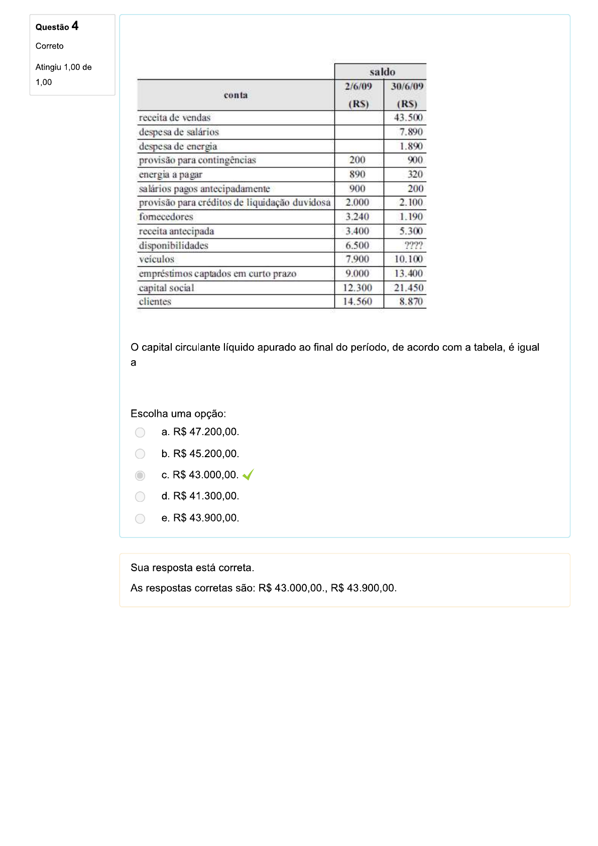 exercicio analise das demonstrações contabeis Análise das