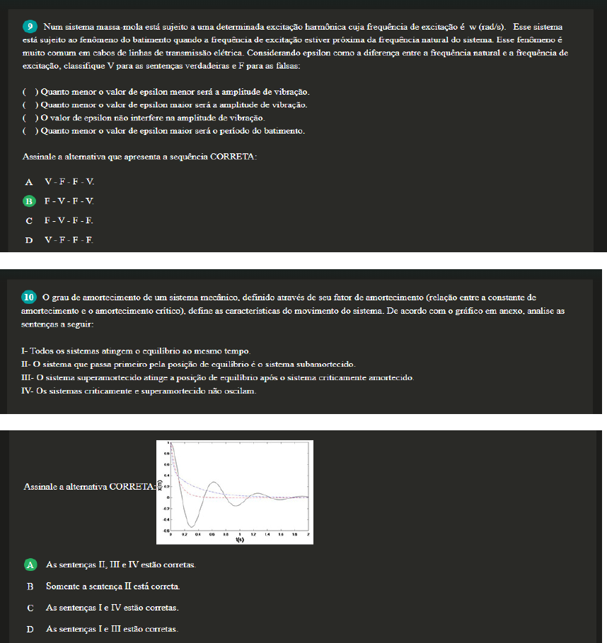 Gabarito Prova 01 Práticas de Vibração 13 11 2021 Vibrações Mecânicas