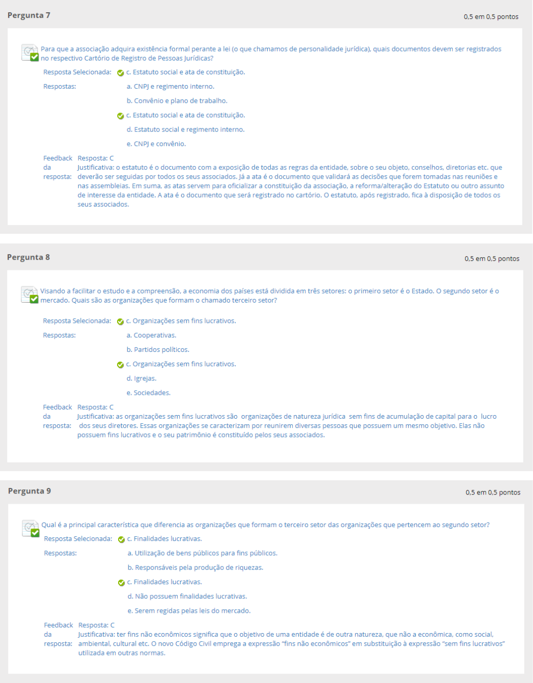 ESTUDOS DISCIPLINARES III QUESTIONÁRIO UNIDADE I Administração