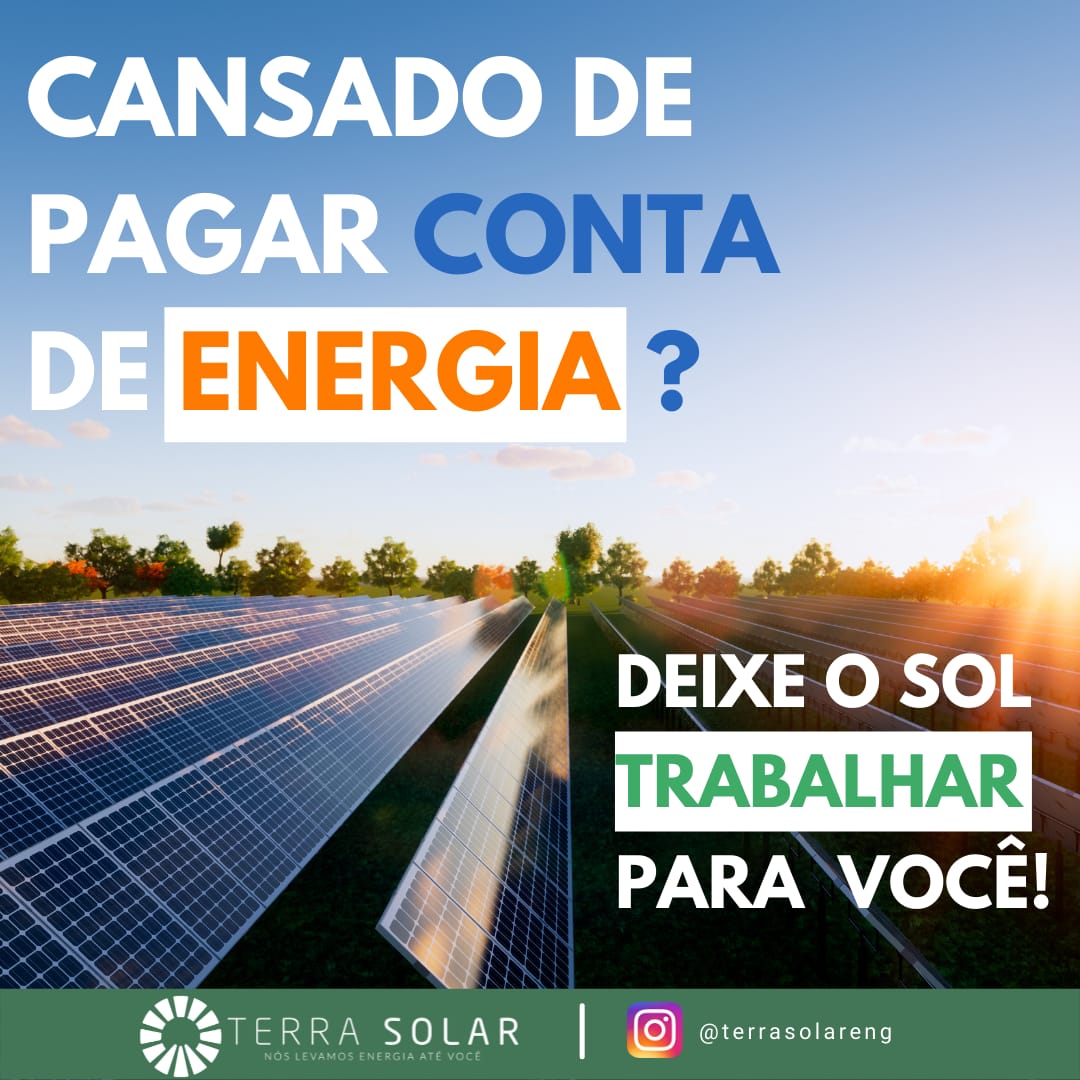 Pare De Pagar Sua Conta De Energia O Sol Paga Energia Solar Fotovoltaica