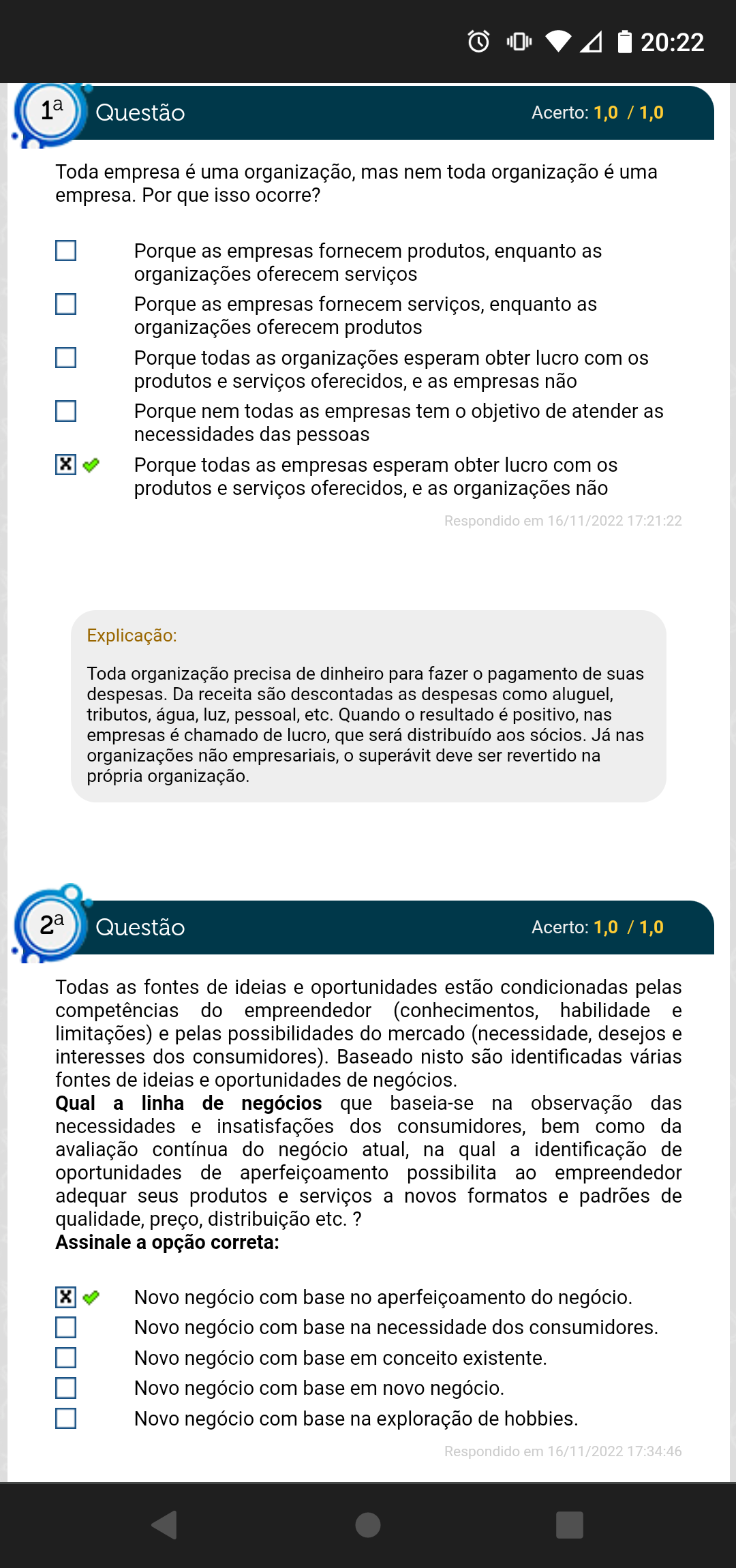 Quest O De Prova Administra O De Novos Neg Cios