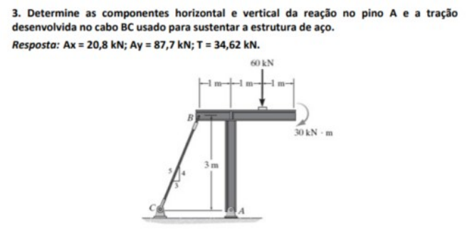 Lista Area 1 Estática do corpo rígido Mecânica Clássica