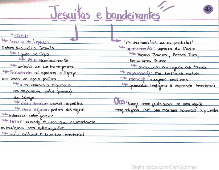 Jesuítas e bandeirantes História