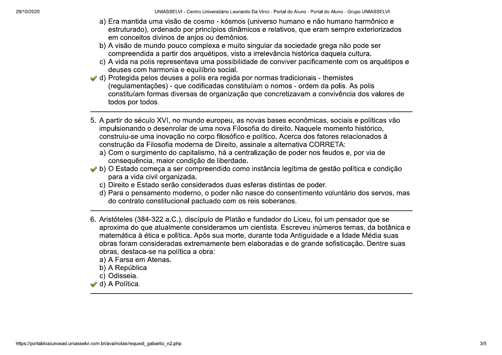 Avalia O Ii Individual Flex Fundamentos Filos Ficos Do Direito