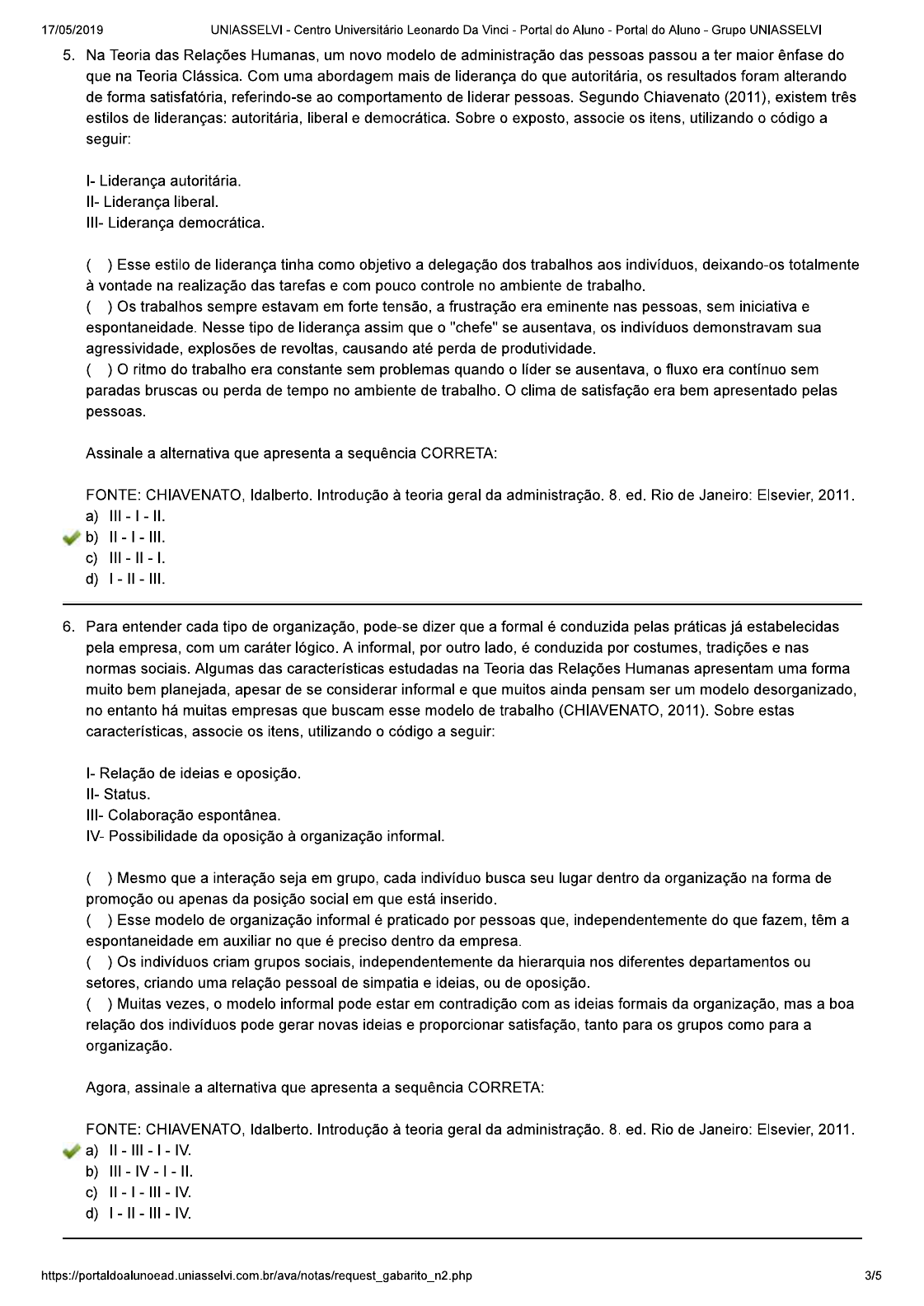 Avalia O Ii Fundamentos E Teoria Organizacional Fundamentos E