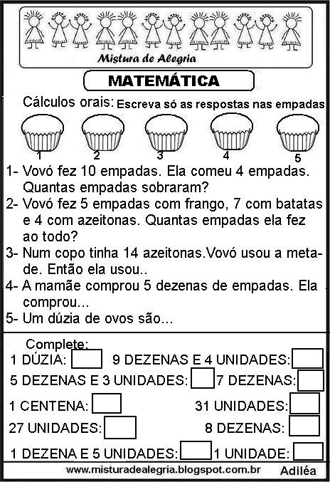 Atividade De Matematica Series Iniciais Alfabetizacao Imprimir Colorir