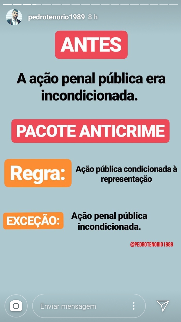 Pacote Anti Crime Lei Penal