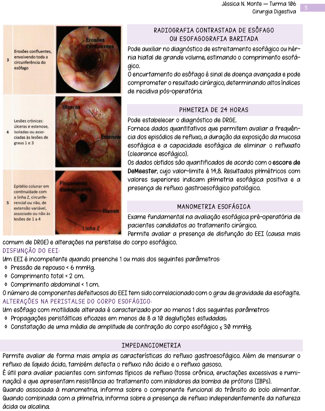 DOENÇA DO REFLUXO GASTROESOFÁGICO DRGE Gastroenterologia