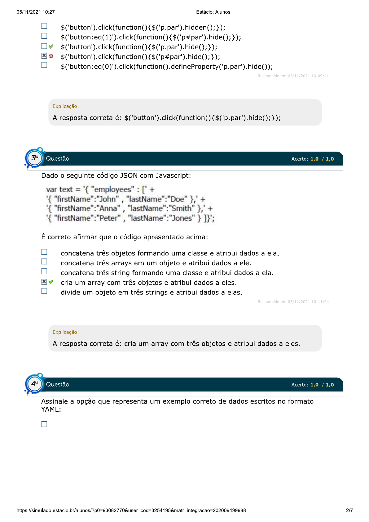 Simulado Programa O Cliente Servidor Programa O I