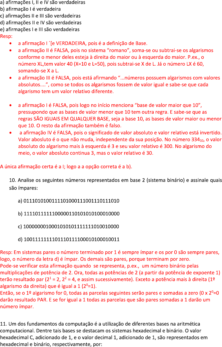 GABARITO ARQ COMP Questionário 1 TEMA 1 videos 1 2 3 4 5 2019 1